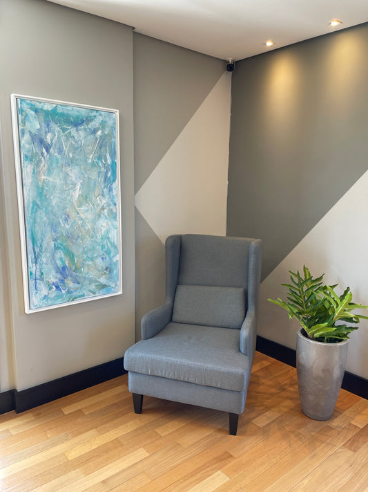 Tela acrílica com moldura